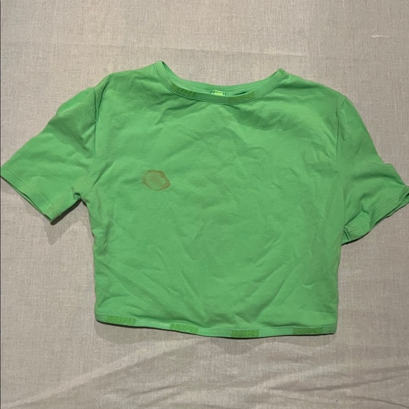 SKIMS Tops - SKIMS COTTON LOGO SUPER CROPPED T-SHIRT